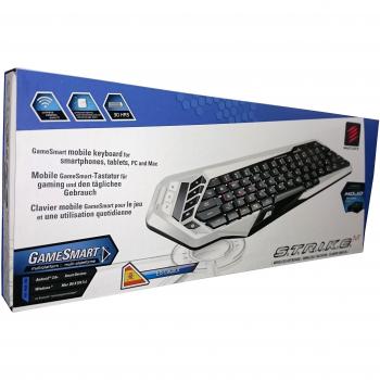 Mad Catz S.T.R.I.K.E. M - Teclado Gaming inalámbrico, Blanco