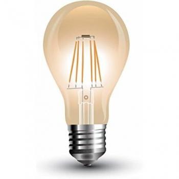 V-TAC SKU.4498 bombilla LED filament 4 W VT-1954, plástico, y otro MATERIAUX, E27, 4 W, color blanco