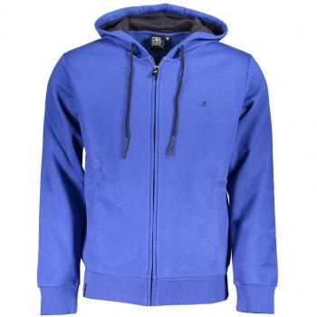 U.S. Polo Assn. Men's Grand Polo Elegant Hooded Zip Sweatshirt - Blue - XXL