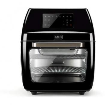 BLACK+DECKER BXAF1200E Freidora de Aire 1700W 12L con 8 Programas Preestablecidos