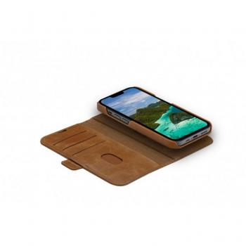 Funda de Cuero dbramante1928 Lynge para iPhone 14 en Color Marrón