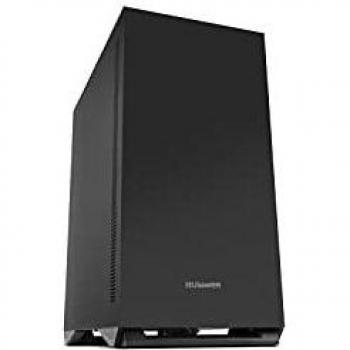 NOX XTREME PRODUCTS Hummer Zero Core - NXHUMMERZEROCORE - Minitorre Micro ATX-ITX, diseño Minimalista, fuente alimentación 450W 80+ incluida, USB 3.0, ventilador 120 mm incluido, negro