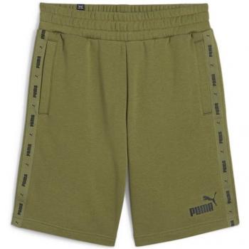 Pantalón corto Puma Essentials+ Tape para hombre en color verde