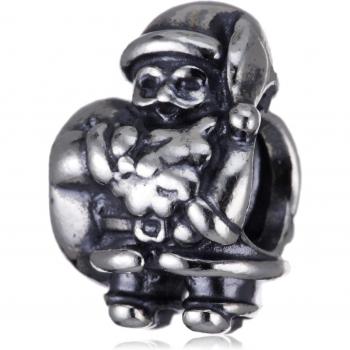 Charm Pandora Santa 79852 - Charm para mujer con diseño navideño