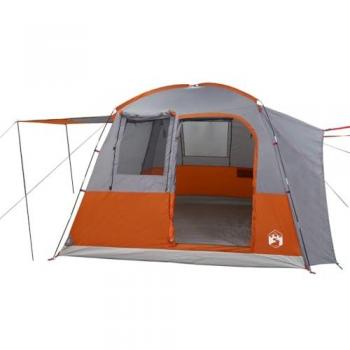 Tienda de Campaña para Coche 4 Personas Impermeable Gris-Naranja