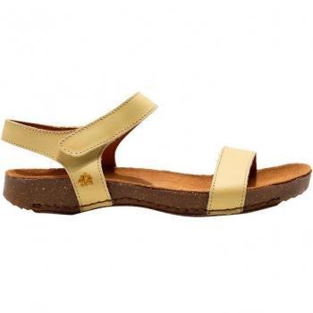 Art Sandalias 1119 Grass Waxed Wheat/I Breathe para Mujer Color Amarillo