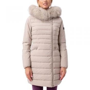 Peuterey Women's Beige Down Coat Size 42