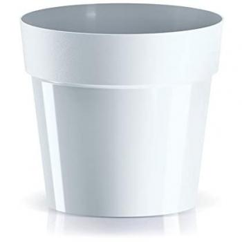 Maceta CUBE BASIC de Alta Calidad - 139x139x128 mm - Color Blanco