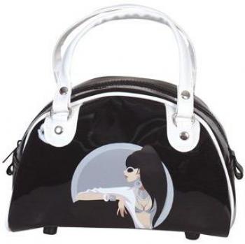 BOLSO PINGLET DE MANO COLOR NEGRO 230X140X110 MM