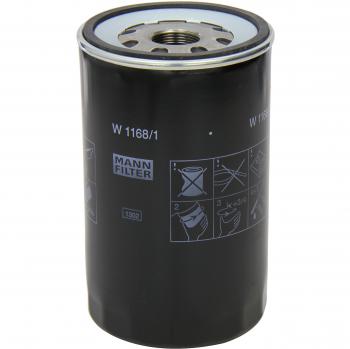 Original MANN-FILTER Filtro de aceite W 1168/1 – Para Camiones, Autobuses y vehículos de utilidad