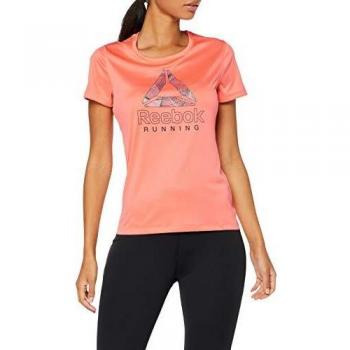 Reebok Re Delta Graphic tee Camiseta, Mujer, stepnk, S