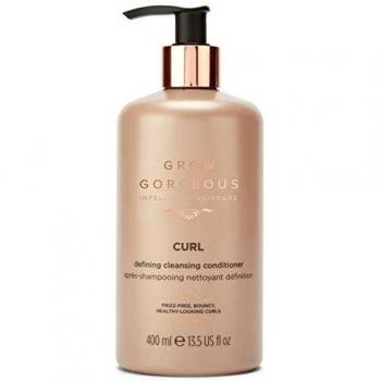 Grow Gorgeous Curl Defining Cleansing Conditioner 400ml - Cleansing conditioner for curly hair, enhances curl definition, hydrates and nourishes, sulfate-free formula, suitable for all curl types