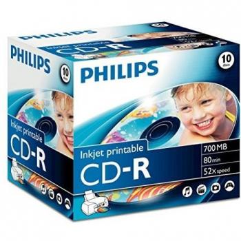 Caso Philips CD-R 80Min / 700 MB / 52X Joya