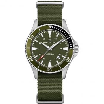 Hamilton Khaki Navy Scuba Green Dial - Reloj de hombre automático H82375961