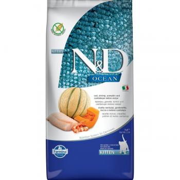 Farmina N&D Ocean Grain Free Kitten Bacalao y Calabaza 5kg
