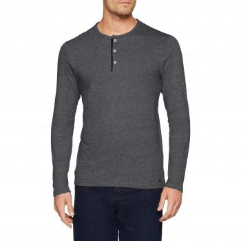 Esprit 108ee2k003, Camisa Manga Larga para Hombre, Gris