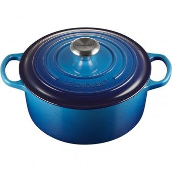 Le Creuset Signature Azure Cast Iron 24cm Round Casserole