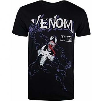 Marvel Venom Attack Camiseta, Negro