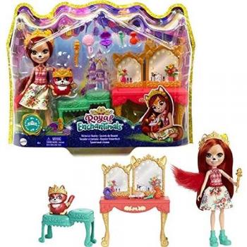 Enchantimals- Royal Fabrina Fox y Frisk, Multicolor