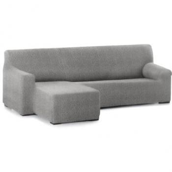 Funda para Chaise Longue de Brazo Corto Izquierdo Eysa ROC Gris Claro 120 x 120 x 360 cm