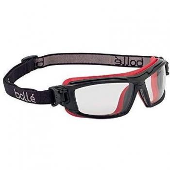 Bollé ULTIPSI Revestimiento antiarañazos y niebla, negro/rojo