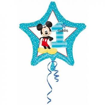 amscan 3433501 Globo para Fiesta - Globos para Fiesta, Estrella, Papel Aluminio, Felicitación, 1 Pieza
