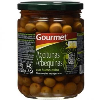 Gourmet - Aceitunas Arbequinas Con Hueso Frasco 250 g