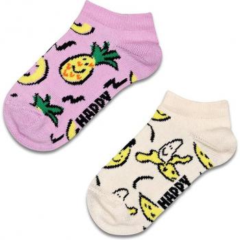 Calcetines cortos de frutas 2-pack color morado claro