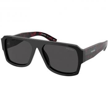Prada PR 22YSF Asian Fit 1AB5S0 Men's Black Sunglasses 58mm