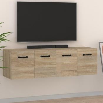 Armarios de pared 2 unidades contrachapado roble Sonoma 80x35x36,5 cm