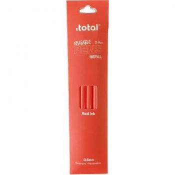 Recambio de Bolígrafo Borrable Rojo - Juego de 3 Piezas