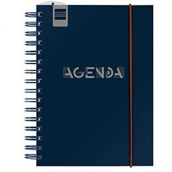 Finocam Agenda 2021 2022 Semana vista vertical Septiembre 2021, Agosto 2022 12 meses 4º, 155x215 Institut Blue Español