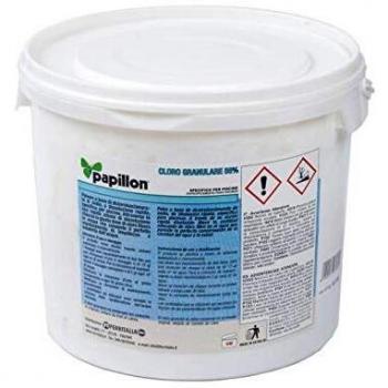 PAPILLON Cloro Granulado 56% 5kg.