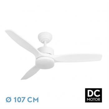 Ventilador de Techo FABRILAMP Torino Blanco 3 Aspas 6 Velocidades