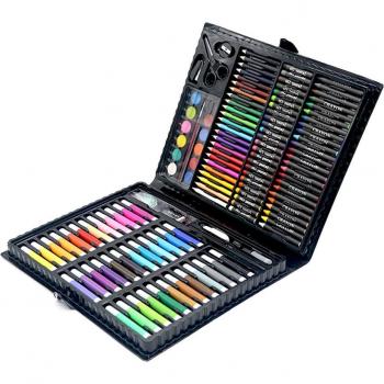 Set de pintura DAM 150 piezas con lápices, acuarelas, rotuladores, ceras y accesorios. Medidas: 31x4x41cm