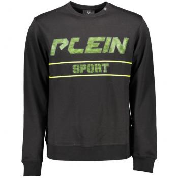 Plein Sport Black Cotton Sweater - S