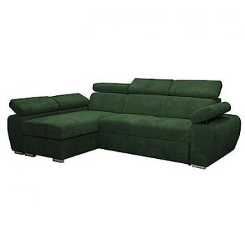 Sofá rinconero Columbus 192, con función de descanso y caja de ropa de cama, dimensiones 255x170x85cm