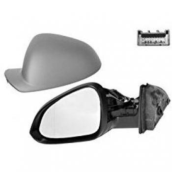 Espejo retrovisor VAN WEZEL 3850807, tipo: espejo retrovisor, características: diseño específico para vehículos, ajuste manual o eléctrico (dependiendo del modelo), cristal convexo para mayor visibilidad, acabado en color negro,