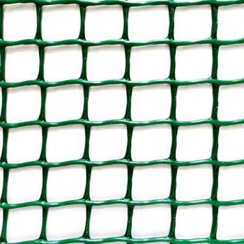 Malla Cuadrada Verde 10x10mm, Rollo de 25 Metros, Gramaje 300g/m²