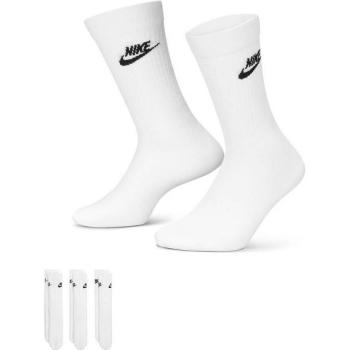 Nike Everyday Essential Crew Socks - 3 Pairs - Unisex - White/S size
