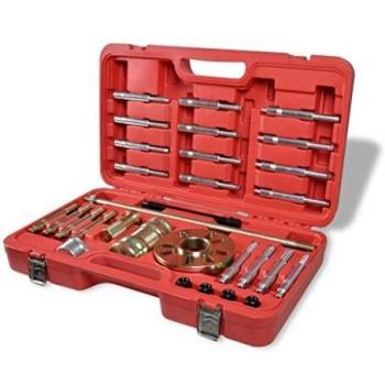 vidaXL Juego de Extractores Eje Rueda 30 Piezas Set de Extractor Profesional