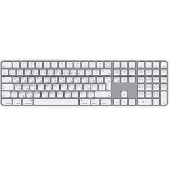 Apple Magic Keyboard USB Bluetooth Árabe Aluminio Blanco