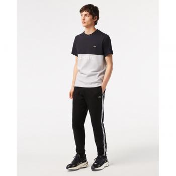 Pantalón de Chándal Lacoste con Raya y Logo