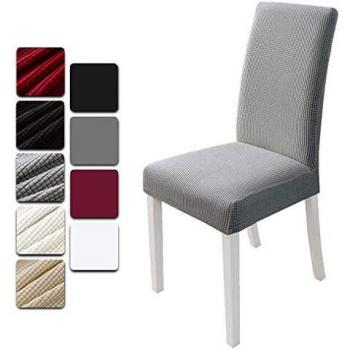 Dioxide Fundas para Sillas Pack de 4 Fundas Sillas Comedor, Fundas Elásticas Chair Covers Lavables Desmontables