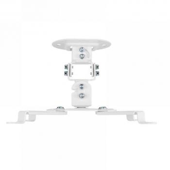 Aisens CP03TSR-129 Soporte de Techo para Proyector Giratorio-Inclinable hasta 13.5kg Blanco