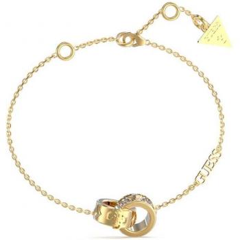 Guess - Pulsera 4G Forever de acero dorado