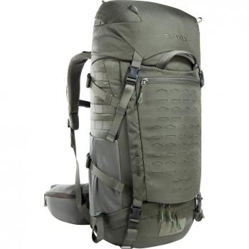 Mochila Tatonka Pyrox 45+10L BC gris verdáceo, capacidad de 45 litros más 10 litros adicionales, diseño ergonómico para montaña, material resistente al agua y a la abrasión, sistema de transporte