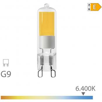 Bombilla LED G9 5W 575lm 6400K Luz Fría Cristal