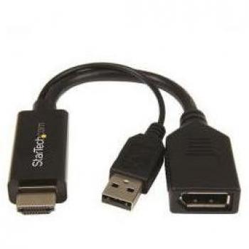StarTech.com HDMI to DisplayPort Adapter - 4K 30Hz