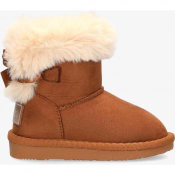 Botas de bebé niña con forro de pelo y detalle de lazo